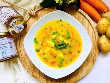 honey mustard chicken stew